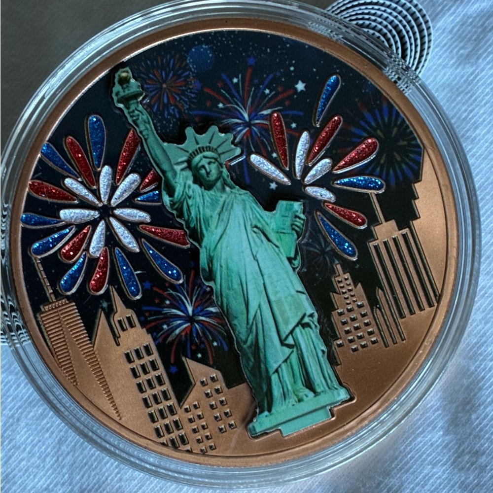 2025 Independence Day Statue of Liberty Commemorative 5 ounce Copper Round
